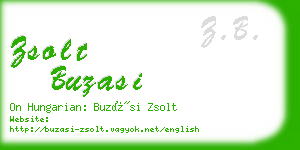 zsolt buzasi business card